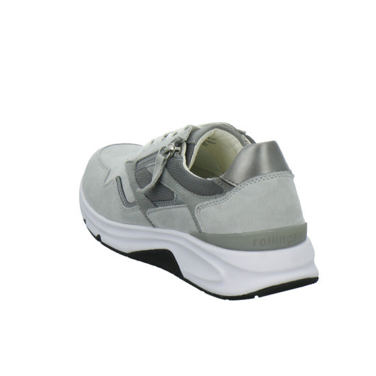 Gabor Comfort Sneaker Damen Rolling Soft Hellgrau