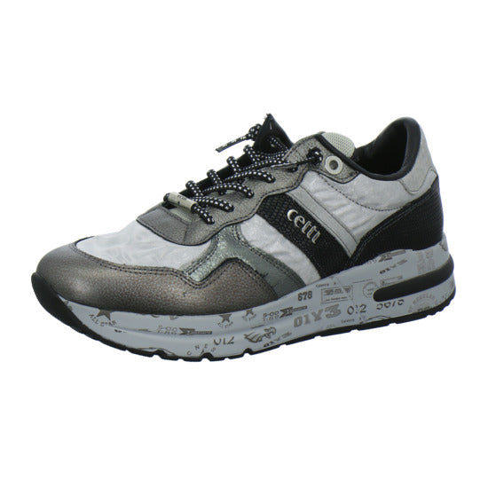 Cetti Schnürhalbschuhe Grau-kombi - 360° Ansicht