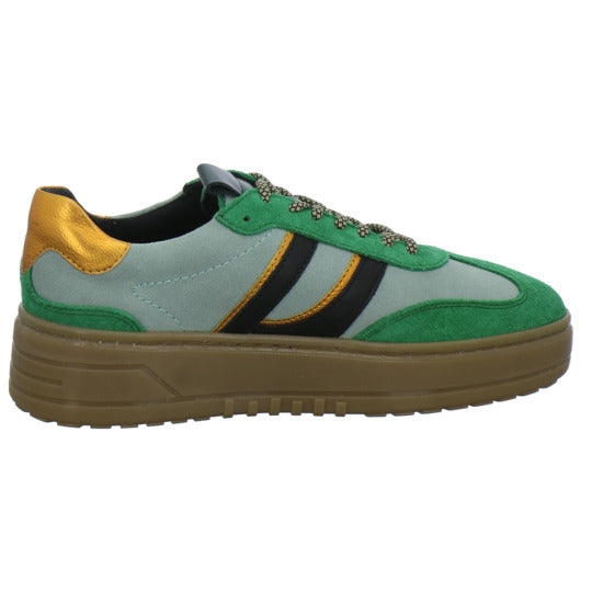 Poelman Schnürhalbschuhe grün - 360° Ansicht