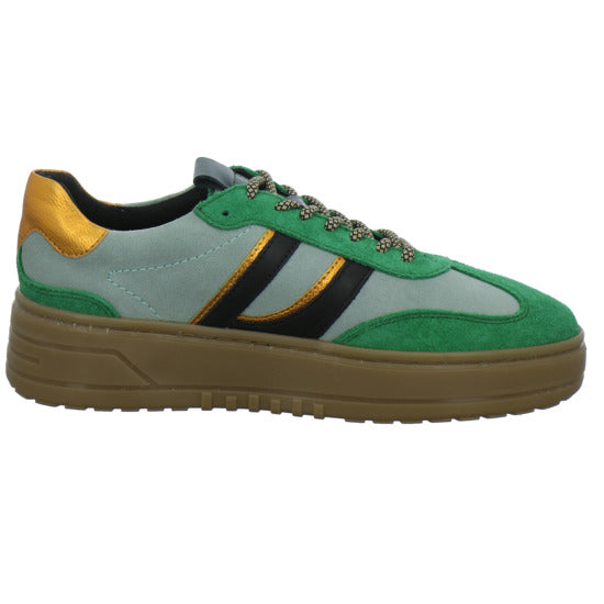 Poelman Schnürhalbschuhe grün - 360° Ansicht