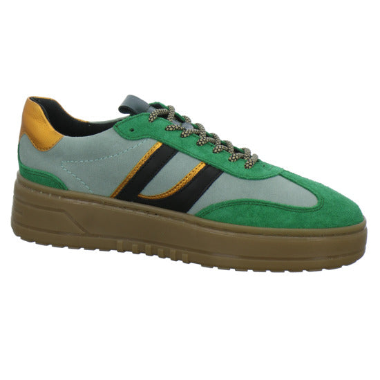 Poelman Schnürhalbschuhe grün - 360° Ansicht