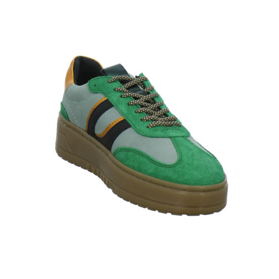 Poelman Schnürhalbschuhe grün - 360° Ansicht