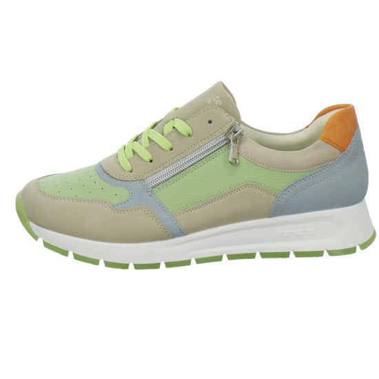 Remonte Schnürhalbschuhe Hellgrün - 360° Ansicht