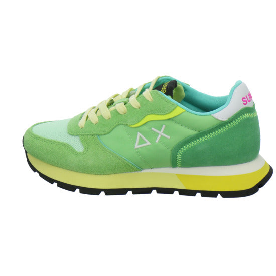 SUN68 Ally Explosion Schnürhalbschuhe Hellgrün - 360° Ansicht