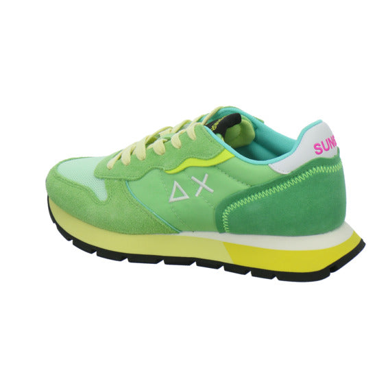 SUN68 Ally Explosion Schnürhalbschuhe Hellgrün - 360° Ansicht