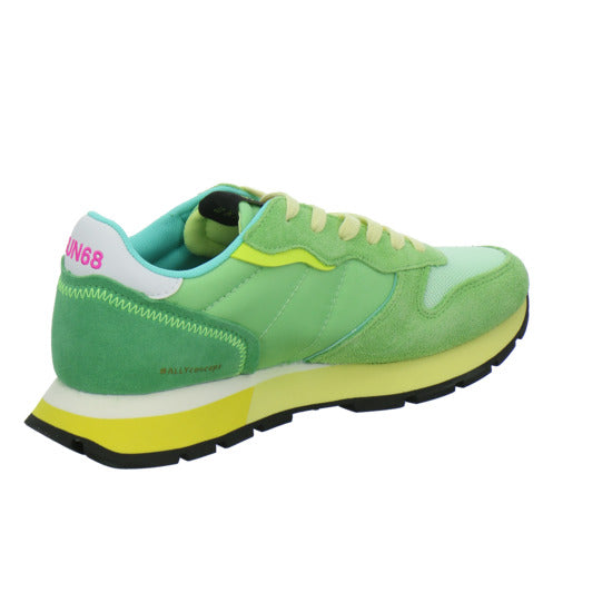SUN68 Ally Explosion Schnürhalbschuhe Hellgrün - 360° Ansicht