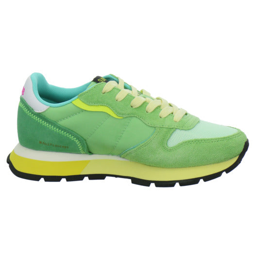 SUN68 Ally Explosion Schnürhalbschuhe Hellgrün - 360° Ansicht