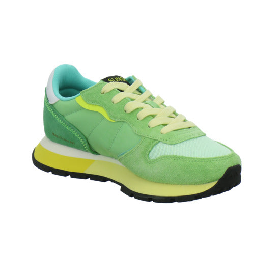 SUN68 Ally Explosion Schnürhalbschuhe Hellgrün - 360° Ansicht