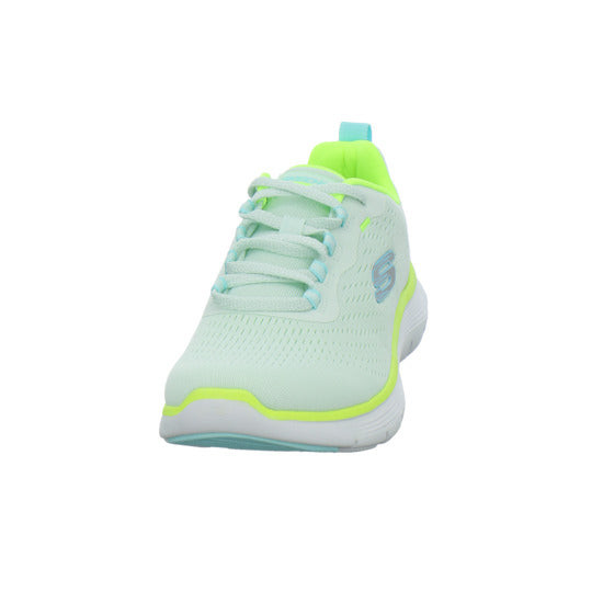 Skechers FLEX APPEAL Schnürhalbschuhe Hellgrün - 360° Ansicht
