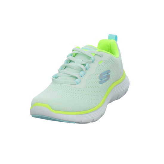 Skechers FLEX APPEAL Schnürhalbschuhe Hellgrün - 360° Ansicht