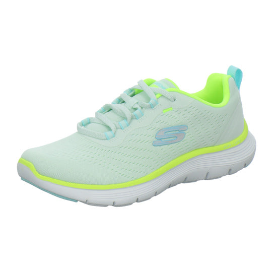 Skechers FLEX APPEAL Schnürhalbschuhe Hellgrün - 360° Ansicht