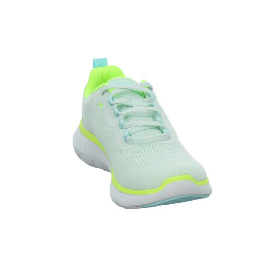 Skechers FLEX APPEAL Schnürhalbschuhe Hellgrün - 360° Ansicht