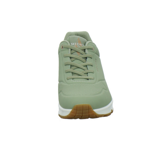 Skechers UNO SHIMMER AWAY Schnürhalbschuhe Hellgrün - 360° Ansicht