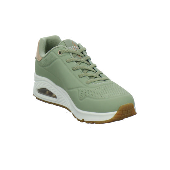 Skechers UNO SHIMMER AWAY Schnürhalbschuhe Hellgrün - 360° Ansicht
