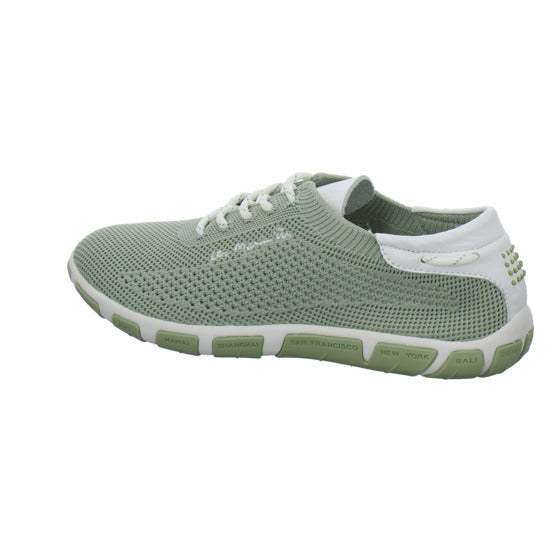 TBS Schnürhalbschuhe Hellgrün - 360° Ansicht