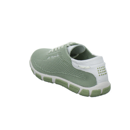 TBS Schnürhalbschuhe Hellgrün - 360° Ansicht