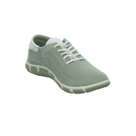 TBS Schnürhalbschuhe Hellgrün - 360° Ansicht