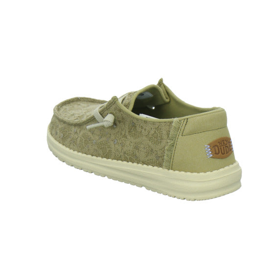 Hey Dude Sneaker Damen Wendy Sequin Lace Hellgrün