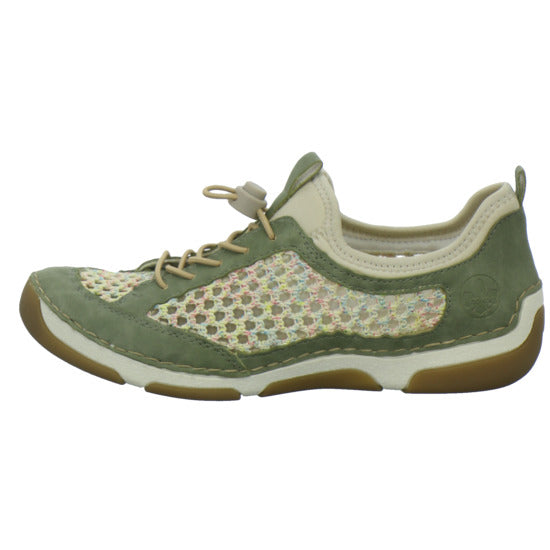 Rieker Sneaker Damen Grün-kombi