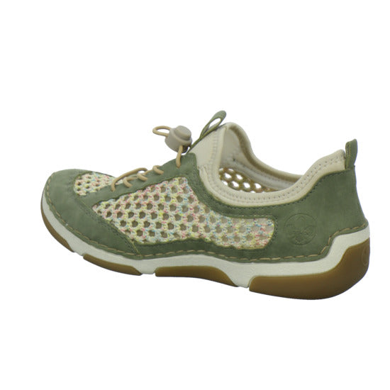 Rieker Sneaker Damen Grün-kombi