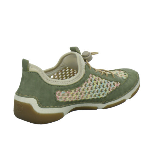Rieker Sneaker Damen Grün-kombi