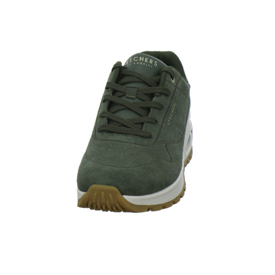 Skechers Uno Schnürhalbschuhe oliv - 360° Ansicht