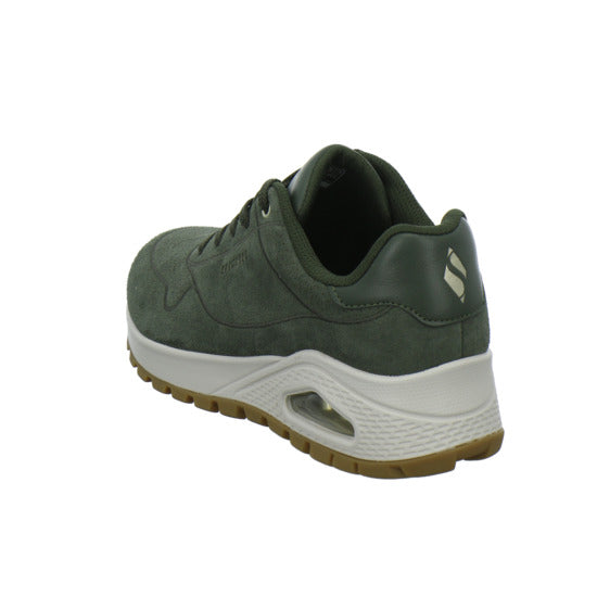 Skechers Uno Schnürhalbschuhe oliv - 360° Ansicht
