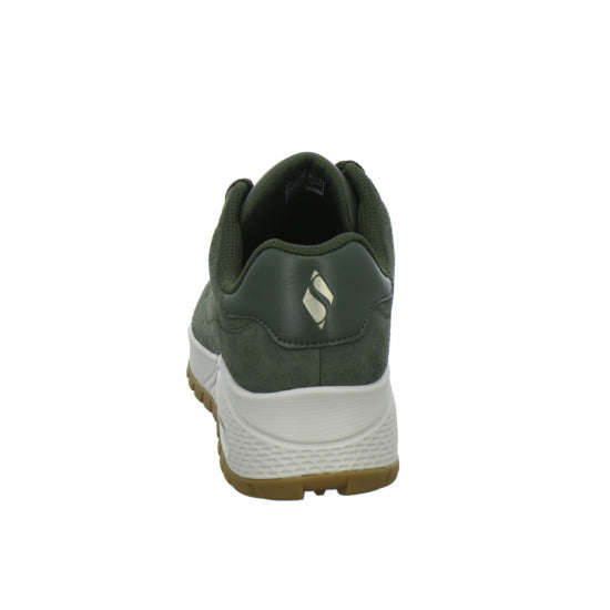 Skechers Uno Schnürhalbschuhe oliv - 360° Ansicht