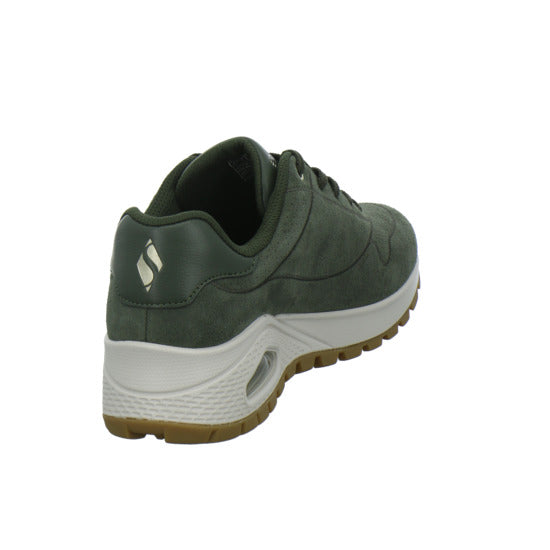 Skechers Uno Schnürhalbschuhe oliv - 360° Ansicht