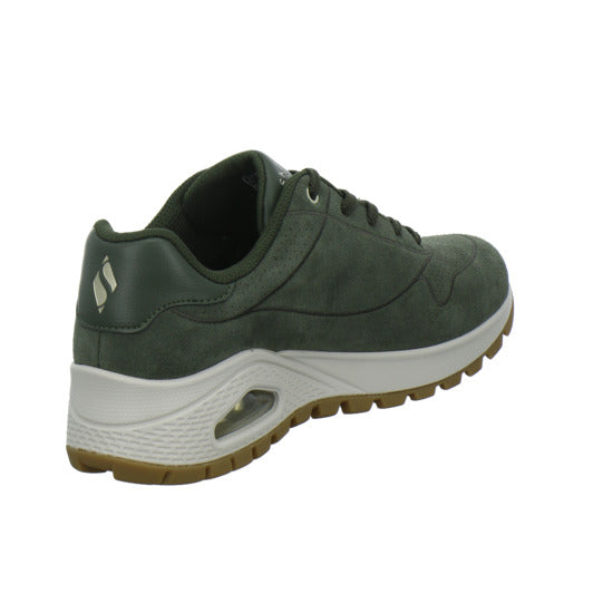 Skechers Uno Schnürhalbschuhe oliv - 360° Ansicht