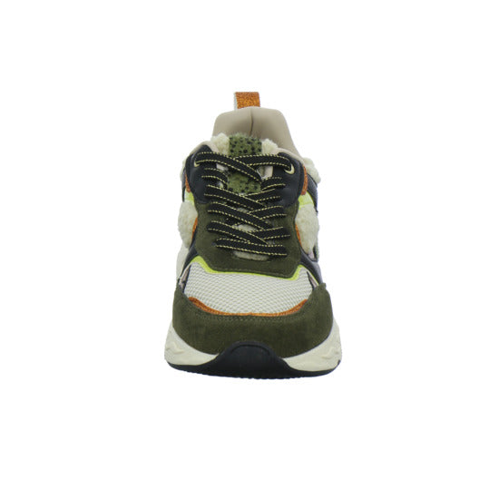 Poelman Schnürhalbschuhe oliv - 360° Ansicht