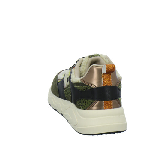 Poelman Schnürhalbschuhe oliv - 360° Ansicht