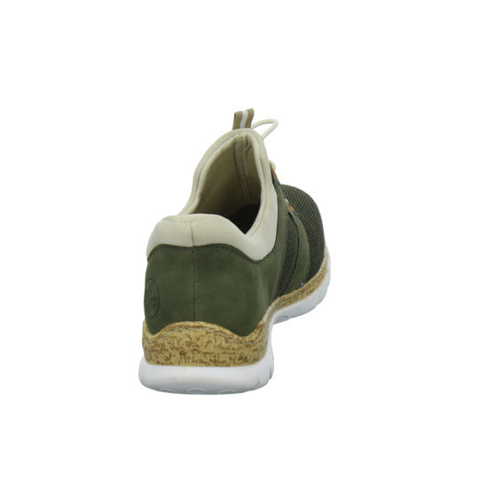 Rieker Schnürhalbschuhe oliv - 360° Ansicht