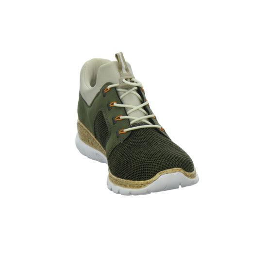 Rieker Schnürhalbschuhe oliv - 360° Ansicht
