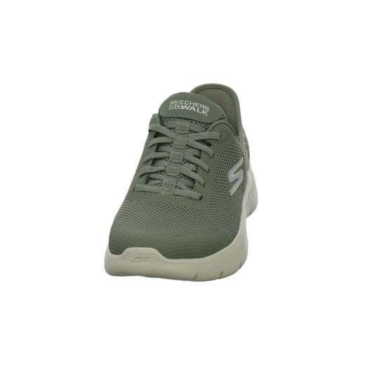 Skechers Slip Ins Schnürhalbschuhe oliv