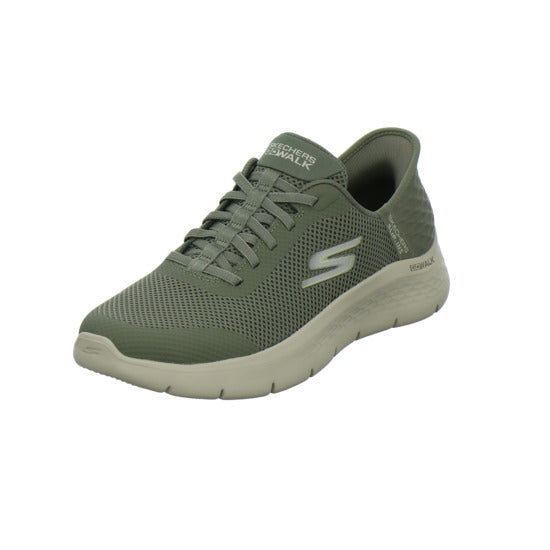 Skechers Slip Ins Schnürhalbschuhe oliv