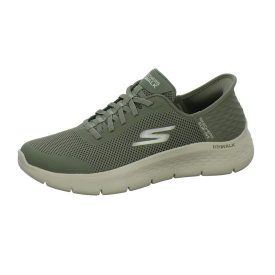 Skechers Slip Ins Schnürhalbschuhe oliv