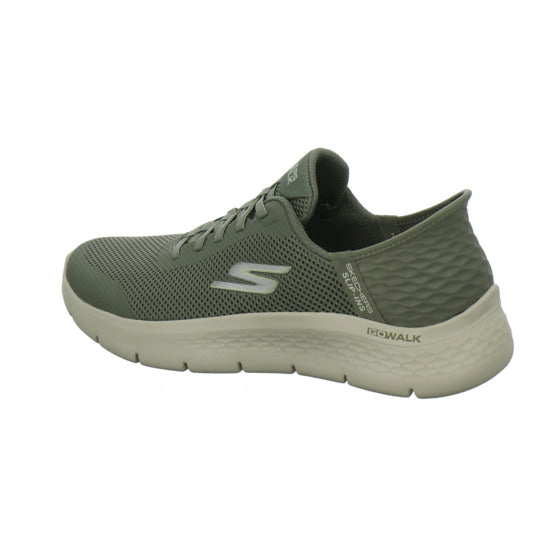 Skechers Slip Ins Schnürhalbschuhe oliv