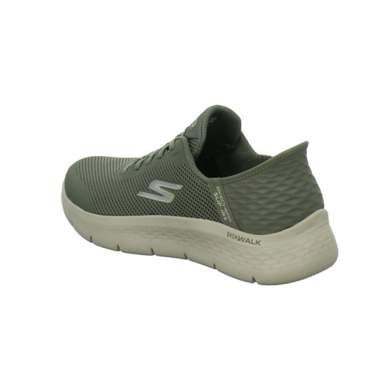 Skechers Slip Ins Schnürhalbschuhe oliv