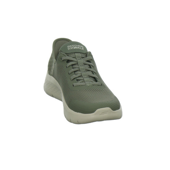 Skechers Slip Ins Schnürhalbschuhe oliv