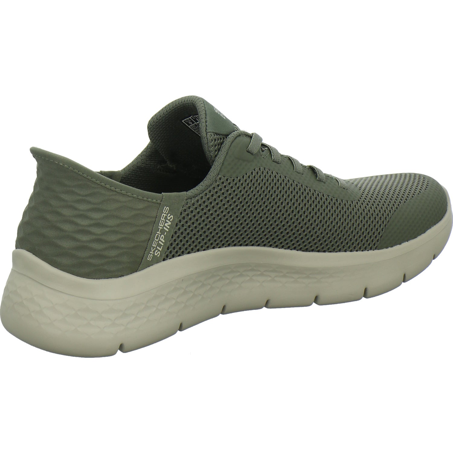 Skechers Slip Ins Schnürhalbschuhe oliv