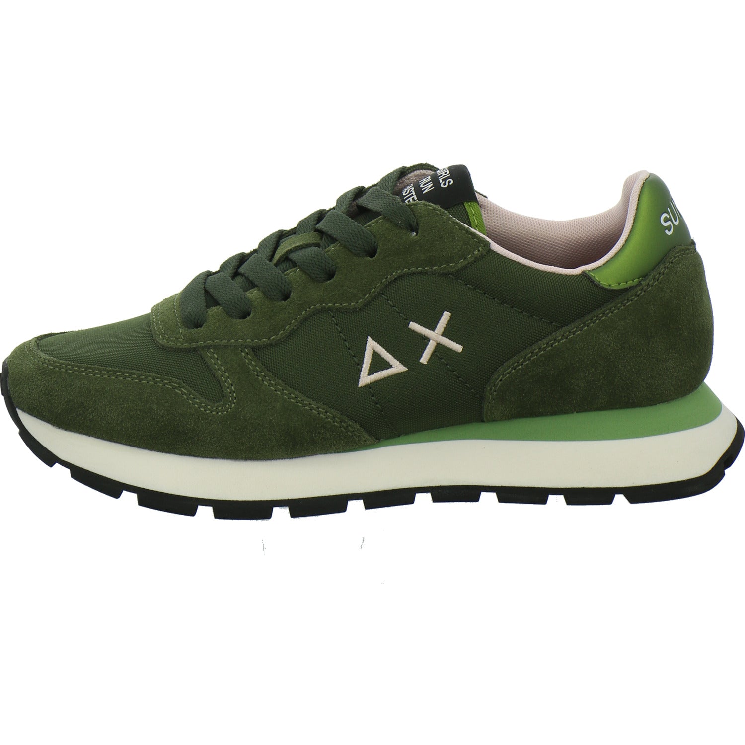 SUN68 Schnürhalbschuhe oliv