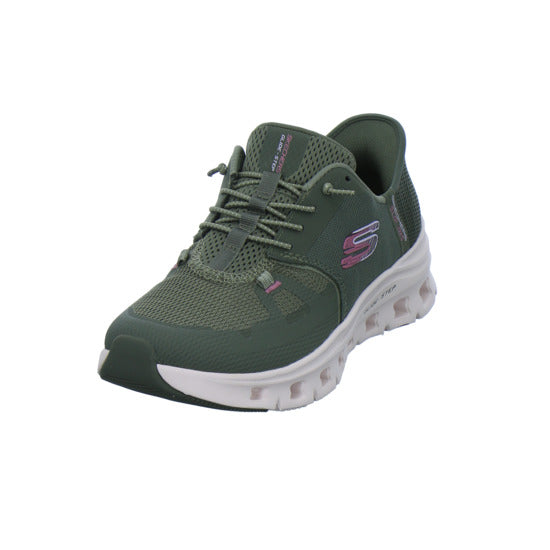 Skechers Sneaker Damen Glide Step Slip-Ins oliv