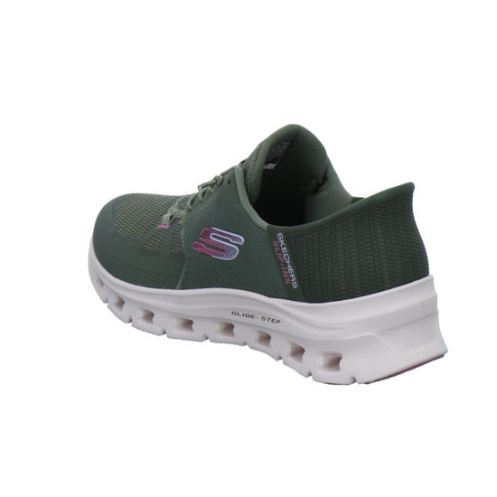 Skechers Sneaker Damen Glide Step Slip-Ins oliv