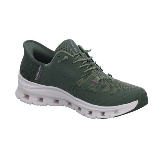 Skechers Sneaker Damen Glide Step Slip-Ins oliv