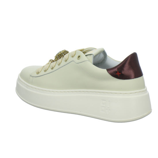 GIO+ Schnürhalbschuhe Beige - 360° Ansicht