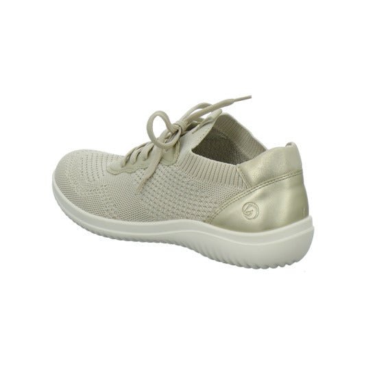 Remonte Schnürhalbschuhe Beige - 360° Ansicht