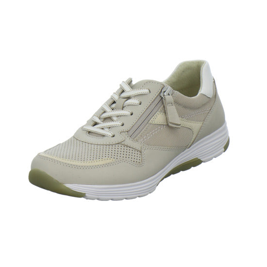 Gabor Comfort Rolling Soft Schnürhalbschuhe Beige - 360° Ansicht