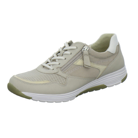 Gabor Comfort Rolling Soft Schnürhalbschuhe Beige - 360° Ansicht