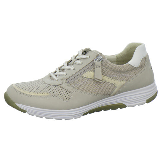 Gabor Comfort Rolling Soft Schnürhalbschuhe Beige - 360° Ansicht